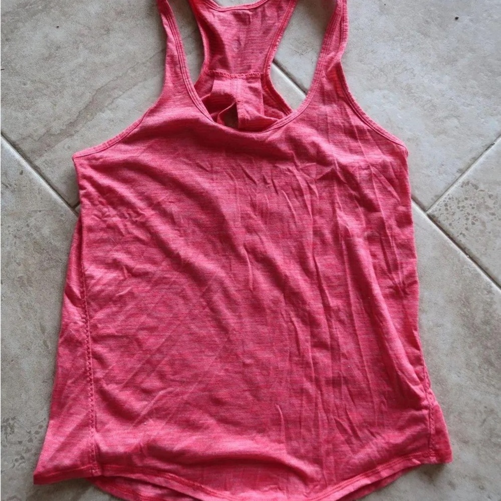 Lululemon Athletica pink Racerback Tank Top